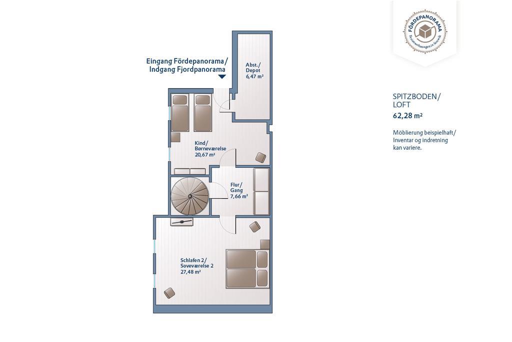 Ferienwohnung Fördepanorama in Flensburg, Sonwik Exterior foto